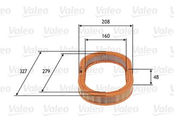 Hava Filtresi  VALEO 585722  6085506 81SF9601CB 81SF-9601-CB