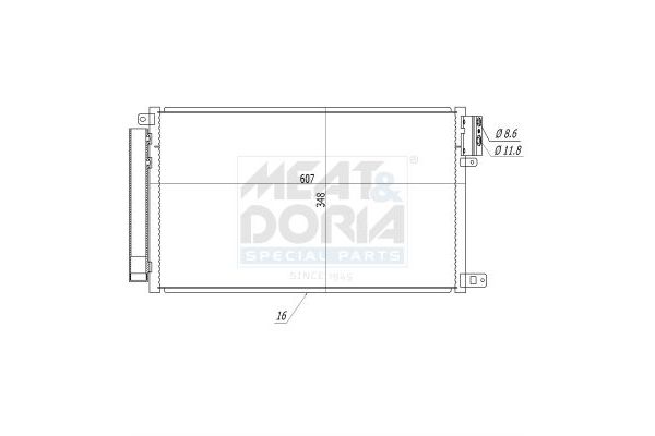 Klima Radyatörü  Alfa Romeo MiTo (145)(2008->)  MGA 82274