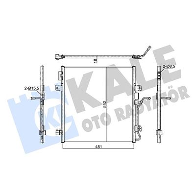Klima Radyatörü  KALE 353110