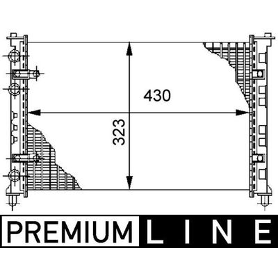 Su Radyatörü  Volkswagen Polo III Variant (6V5)(05.1997->2002)  MAHLE CR 272 000P