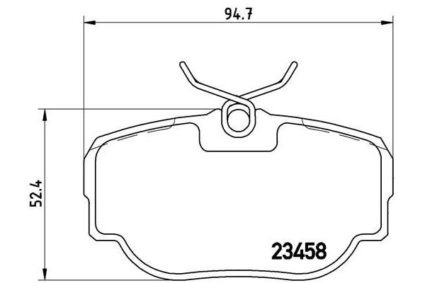Fren Disk Balata Arka BREMBO P 44 009
