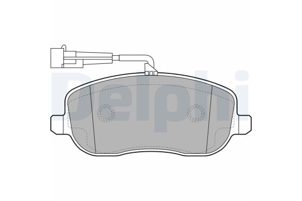 Fren Disk Balata Ön Fiat Croma (194)(06.2005->)  DELPHI LP2024