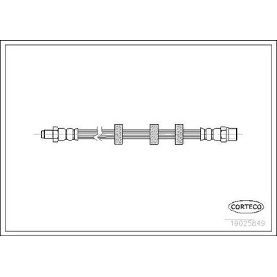 Fren Hortumu Arka Sağ veya Sol Volvo V90 S.Wagon [Combi] (12.1996->)  CAVO C900 599A