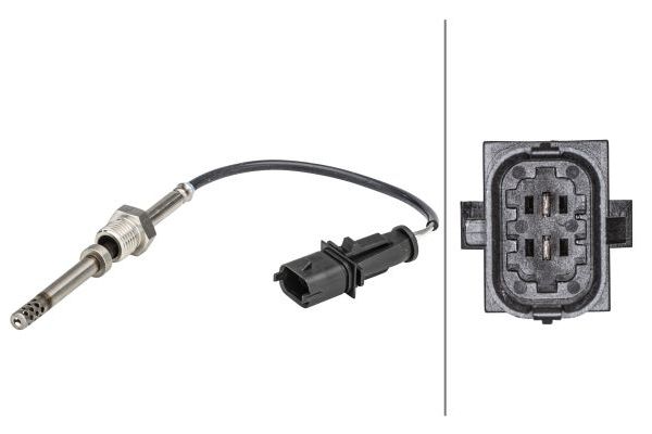 Egzoz Sıcaklık Sensörü  Chevrolet Aveo HB (2011->)  HELLA 6PT 358 181-181