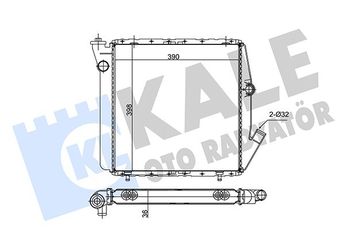 Klima Radyatörü  KALE 153300  46826683 7700773700 77 00 773 700