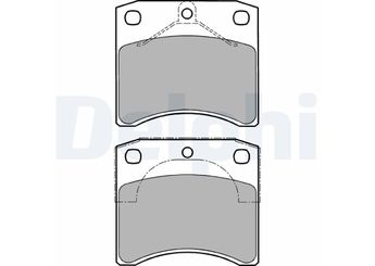 Fren Disk Balata Ön DELPHI LP1206   701698151F 701698151G 701 698 151F 701 698 151G 701698151H