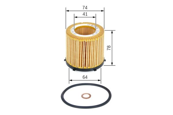Yağ Filtresi  BMW X3 Serisi (F25)(03.2011->)  BOSCH F 026 407 228