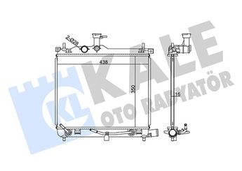 Su Radyatörü  KALE 358400  17137647284 253100X150 25310-0X150 253100X170 25310-0X170 253100X450