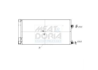 Klima Radyatörü  MGA 82238  921100002R 921000002R