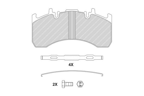 Fren Disk Balata Arka BEŞER 4131