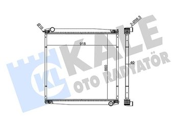 Su Radyatörü  KALE 349415  1300185 1327249 1397435 1408881 1442751 1764886