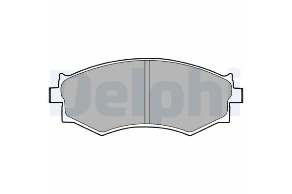 Fren Disk Balata Ön Nissan 200 SX (S13)(09.1988->)  DELPHI LP1228