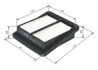 Hava Filtresi  BOSCH F 026 400 054  17220PWAY10 17220-PWA-Y10 17220PWA505 17220-PWA-505 17220PWAJ10 17220-PWA-J10