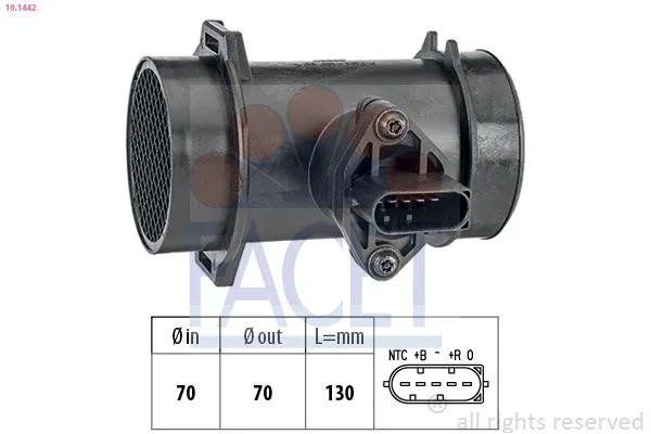 Hava Debimetresi  Mercedes ML -Serisi (BM 163)(09.1997->)  WENDERPARTS MA0000940948