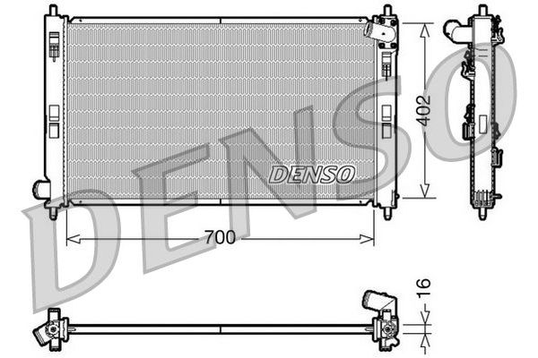 Su Radyatörü  DENSO DRM45023