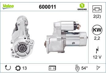 Marş Dinamosu  VALEO 600011  3610042010 3610042011 3610047650