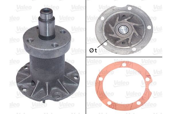 Devirdaim Su Pompası  Mercedes S -Serisi Sedan/Coupe (BM 126)(09.1979->)  VALEO 506097