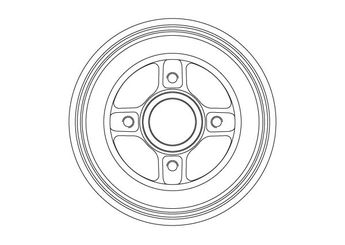 Kampana Arka Sağ veya Sol TRW DB4575B  432002467R 432006528R 432007586R 43 20 024 67R 43 20 065 28R 43 20 075 86R