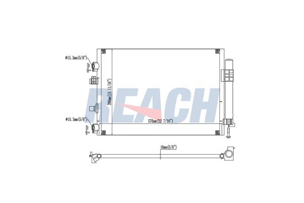 Klima Radyatörü  Ford Grand C-MAX (CB7)(2010->)  MGA 82307