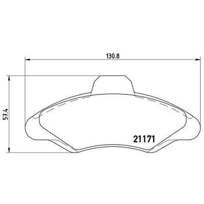 Fren Disk Balata Ön Ford Escort Express (1995->)  MAGNETI MARELLI 363700424029