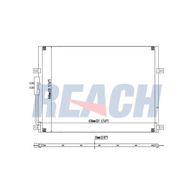 Klima Radyatörü  VEKA 43-1202