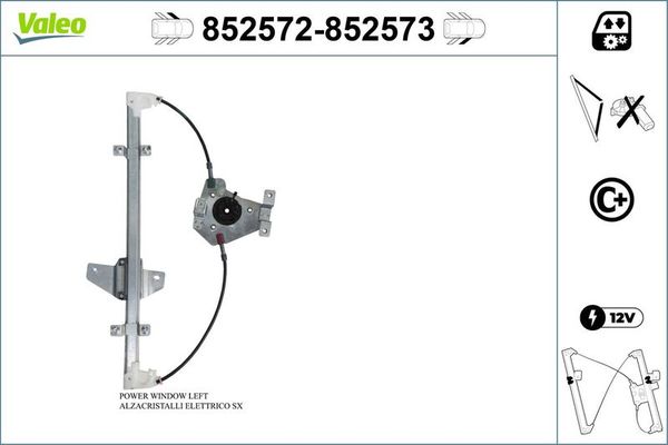 Cam Krikosu Ön Sol VALEO 852572