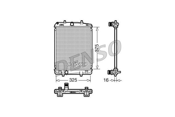 Su Radyatörü  DENSO DRM50040