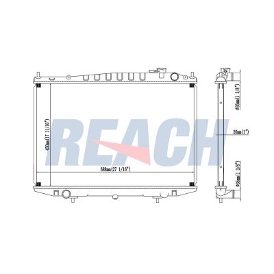 Su Radyatörü  Nissan Pickup (D22)(02.1998->)  MAHLE CR 247 000P
