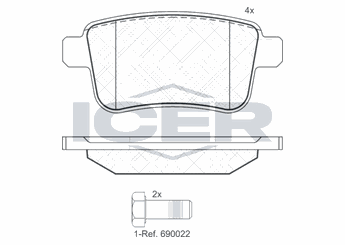 Fren Disk Balata Arka RENAULT ORJINAL 7701209869  7701209869 4154210400 415 421 04 00 4154210410 415 421 04 10 4406000Q3B 44060-00Q3B 4406000Q3E 44060-00Q3E 440602605R 44 06 026 05R 440604876R 44 06 048 76R 440606267R 44 06 062 67R 440607086R 44 06 070 86R 77 01 209 869 8660000763 86 60 000 763 8660004431 86 60 004 431