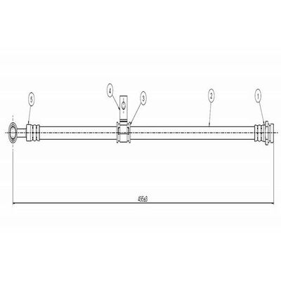 Fren Hortumu Ön Sağ veya Sol CAVO C800 132A