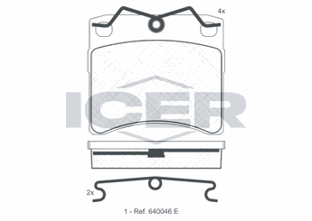 Fren Disk Balata Ön AYD 60549A  701698151A 701615151 701 615 151 701 698 151 A 701698151B 701 698 151 B 701698151F 701 698 151 F