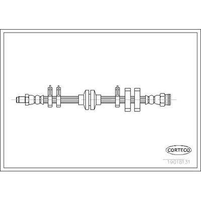 Fren Hortumu Ön Sağ CAVO CT01