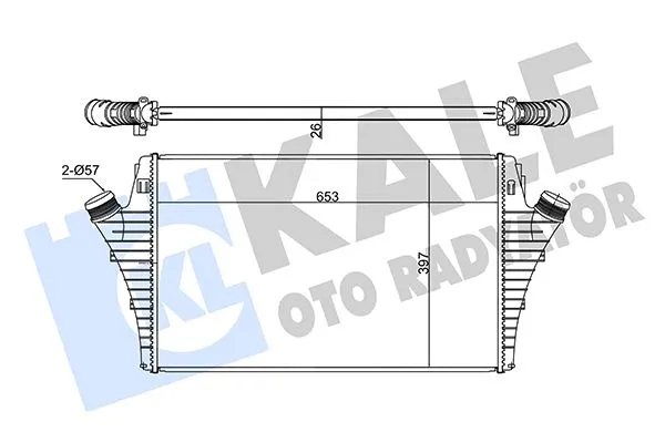 Turbo Radyatörü  Fiat Croma (194)(06.2005->)  KALE 352355