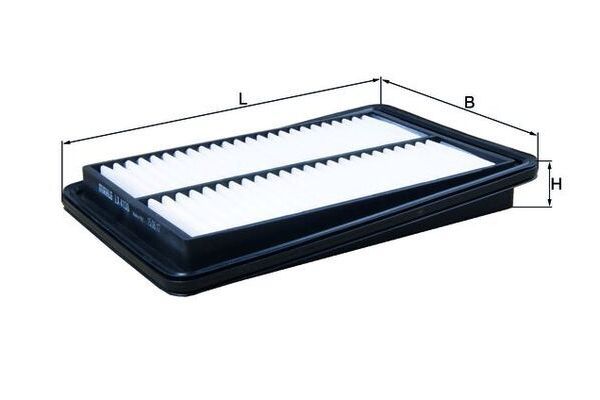 Hava Filtresi  Nissan Qashqai (J11E)(2013->)  MAHLE LX 4138