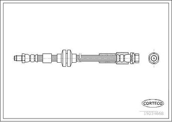 Fren Hortumu Arka Sağ veya Sol FROW 509.1112.015  3M512282GA