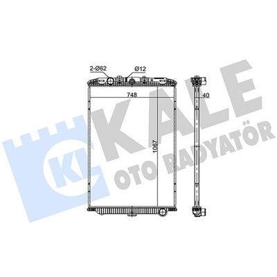 Su Radyatörü  KALE 349450