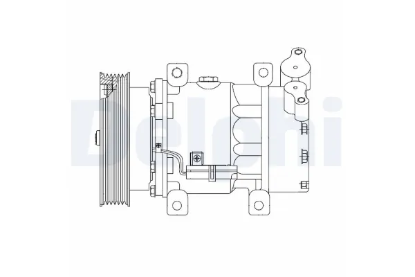 Klima Kompresörü  Renault Clio III (08.2005->)  DELPHI CS20523