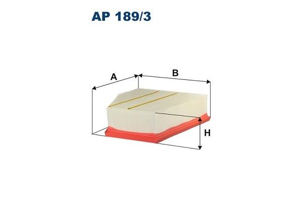 Hava Filtresi  Audi A1 (8X1)(08.2010->)  FILTRON AP 189/3