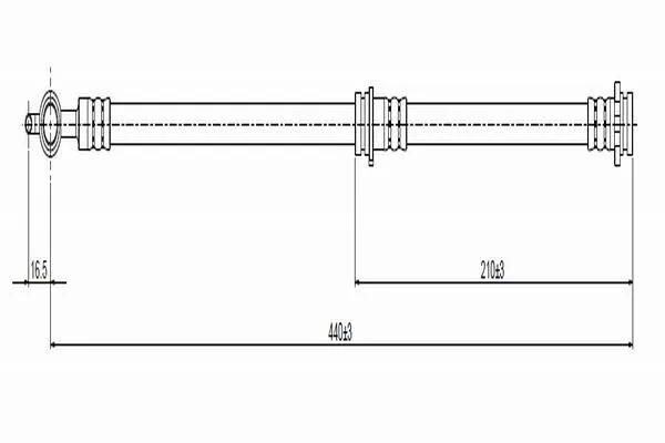 Fren Hortumu Ön Sağ veya Sol CAVO C800 370A
