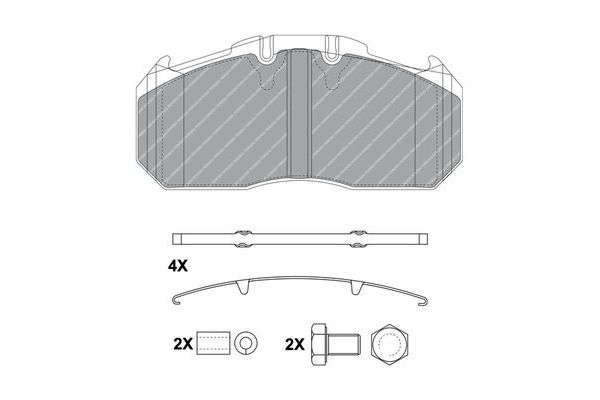 Fren Disk Balata Ön GRAP 93828