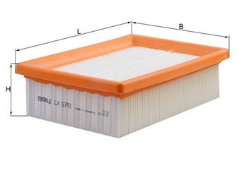 Hava Filtresi  MAHLE LX 5791  165464877R MQ000138 1654600Q4J 165003077R