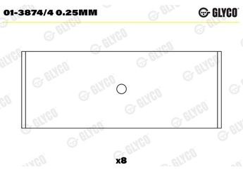 Kol Yatak (STD)  KOLBENSCHMIDT 77695600  77695610