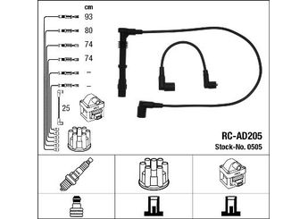Buji Kablosu  MGA 35285  N10238301 53905481C 053 905 481 C N 102 383 01