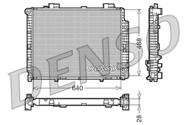 Su Radyatörü  DENSO DRM17101
