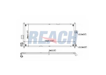 Klima Radyatörü  ORİS CNI400016  92110BM400 92100BM400 92100-BM400 92110-BM400