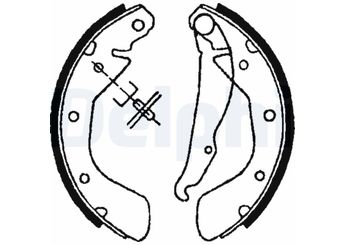 Fren Pabuçlu Balata Arka DELPHI LS1622  1605953 S4520003 1605056 90421797 90542863 96226110 96300315 96300316 96430417 NP1441 NP1464 S4520005 S4520006 1605042 1605812 1605910 1605929 90541081 91149506 91158366 9196292