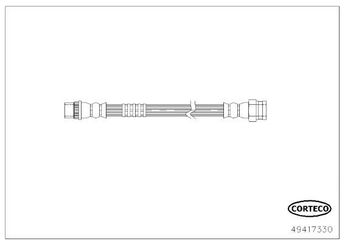 Fren Hortumu Arka Sağ veya Sol WALBURG WBH0756  1609017080 95525427