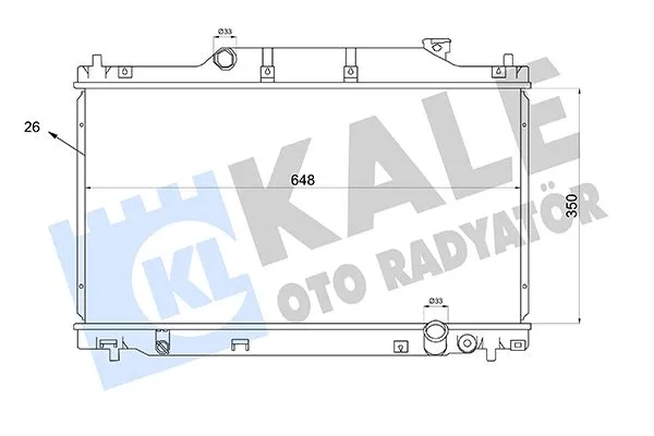 Su Radyatörü  BMW 5 Serisi Touring (G31)(2017->)  KALE 363225