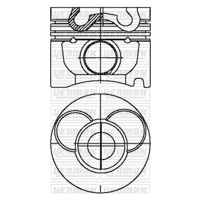 Piston (89.00MM-STD)  NÜRAL 8770458STD000G