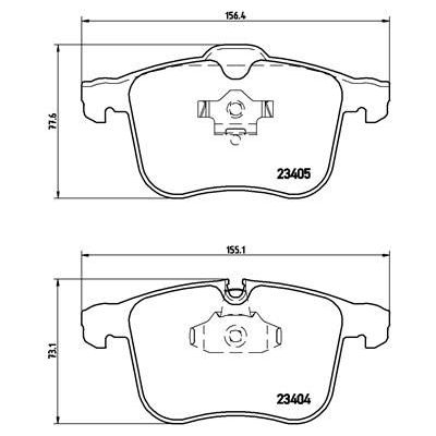 Fren Disk Balata Ön BREMBO P 59 049